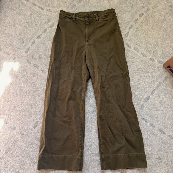 Apiece Apart Merida Pants Size 4 Olive Green - Picture 1 of 3